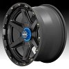 KMC KM101 Tempo Satin Black Custom Truck Wheels 7